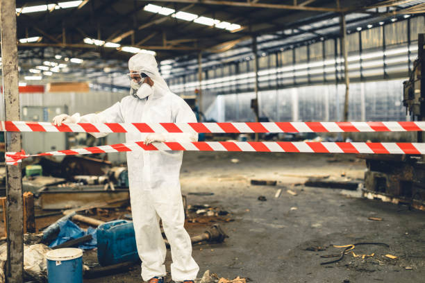 Professional Unattended Death Cleanup technician working in Evansville, WI